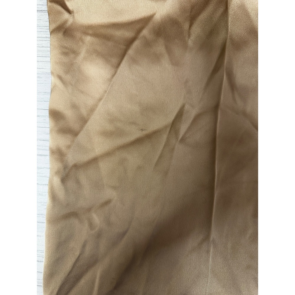 BCBGMAXAZRIA Dusty Pink Satin Wide Leg Pleated Trousers Pants 2W07B08 Size 2 NEW - Picture 8 of 8
